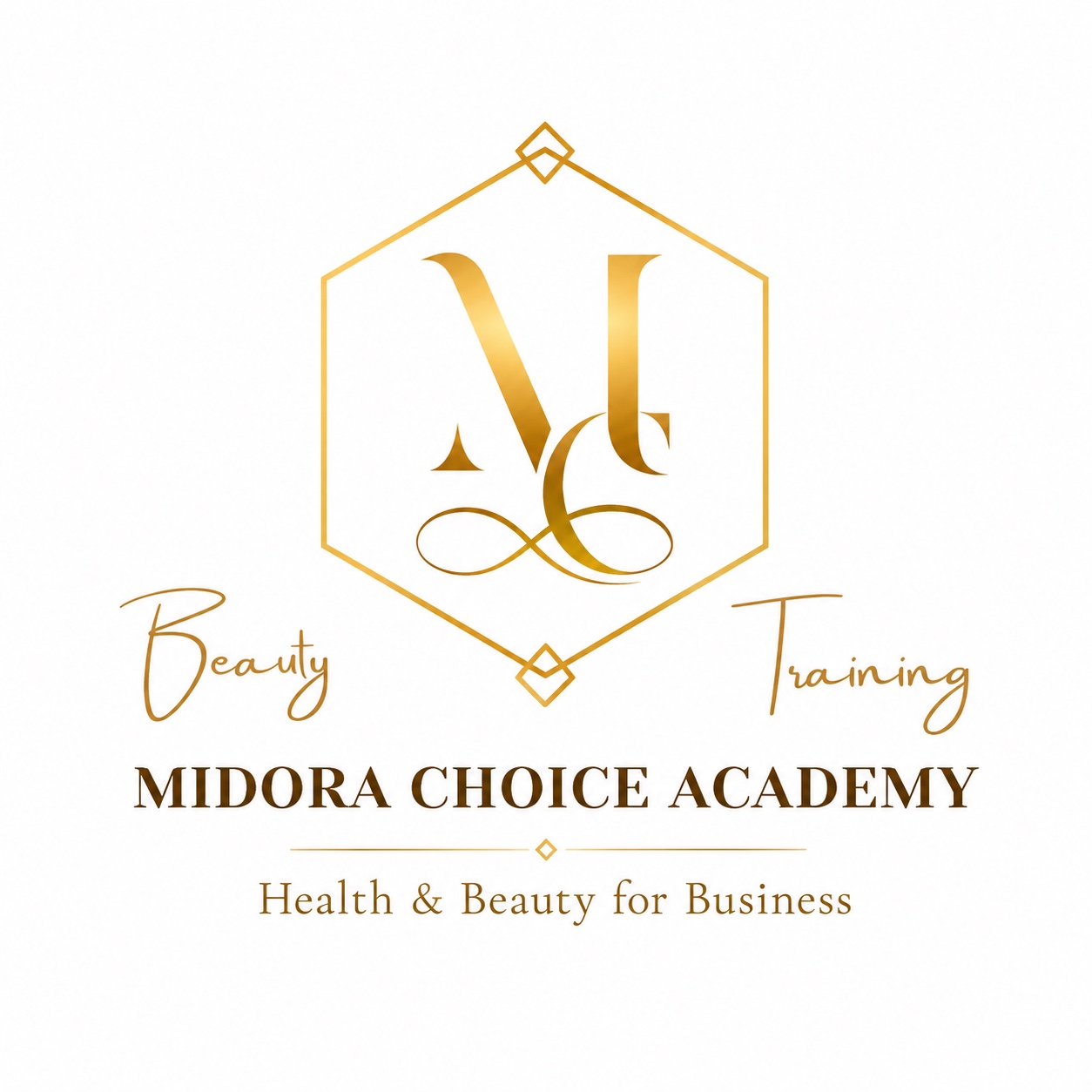 โลโก้ Midora Choice Academy สถาบันฝึกอบรมด้านสุขภาพและความงามเพื่อธุรกิจ